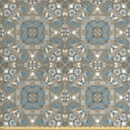 thumbnail image 1 of Ethnic Fabric by the Yard, Bohemian Inspired Persian Flowers Vintage Oriental Timeless Motifs, Upholstery Fabric for Dining Chairs Home Decor Accents, Tan Blue White by Ambesonne, 1 of 4