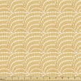 thumbnail image 1 of Ambesonne Ethnic Fabric by the Yard Upholstery, Oriental Pastel Seashells, 2 Yards, Pale Orange and Champagne, 1 of 5