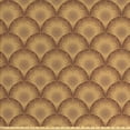 thumbnail image 1 of Ambesonne Ethnic Fabric by the Yard Upholstery, Traditional Oriental Damask, 10 Yards, Pale Redwood Sand Brown, 1 of 4