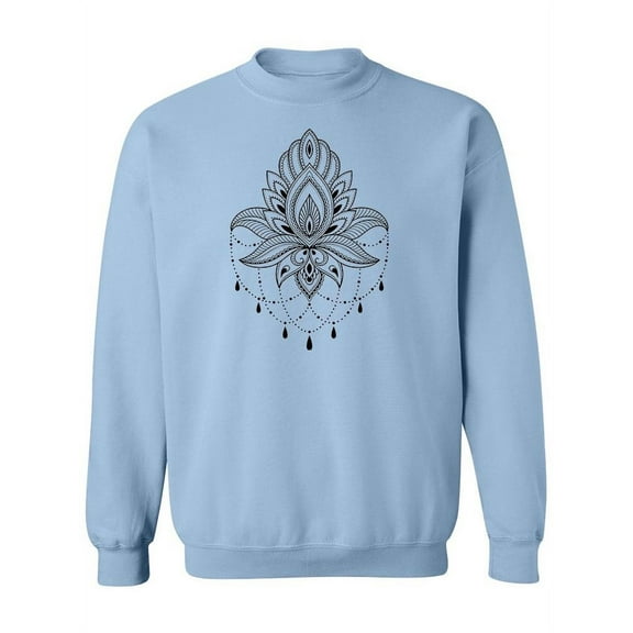 Ethnic Floral Paisley Design Sweatshirt Women -Image by Shutterstock, Female Large