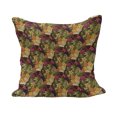 thumbnail image 1 of Ethnic Fluffy Throw Pillow Cushion Cover, Bohemian Style Colorful Bouquet Herb Summer Inspired Oriental Art, Decorative Square Accent Pillow Case, 40" x 40", Olive Green Purple Pink, by Ambesonne, 1 of 5