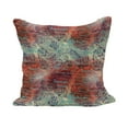 thumbnail image 1 of Ethnic Fluffy Throw Pillow Cushion Cover, Lettering of Grunge Background Circle Ornamentals Art, Rectangle Accent Pillow Case, 26" x 16", Turquoise Orange Black, by Ambesonne, 1 of 5