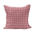 thumbnail image 1 of Ethnic Fluffy Throw Pillow Cushion Cover, Traditional Russian Slavic Stitch Pattern in Graphic Needlework Style Design, Decorative Square Accent Pillow Case, 18" x 18", White and Red, by Ambesonne, 1 of 5