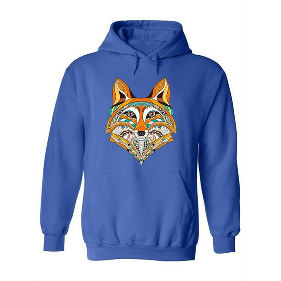 Ethnic Fox  Hoodie Women -Image by Shutterstock, Female Large