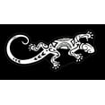 thumbnail image 1 of Ethnic Gecko Lizard Vinyl car Decals, Ethnic Stickers Diversity Mandala Style,Peel and Stick, 1Pc (White), 1 of 3