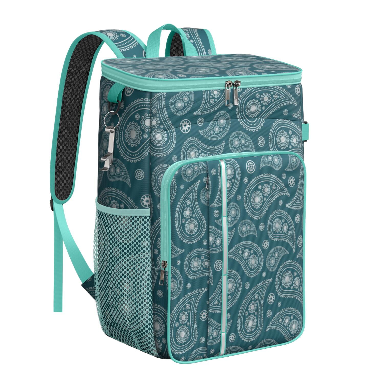 Ethnic Insulated Cooler Backpack - Colorful Decorative Design 20L ...
