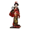 thumbnail image 1 of Ethnic Japanese Geisha Dolls Oriental Doll Decorative Traditional Statues Asian Folk for Home Store Office Desktop style F, 1 of 9