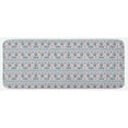 thumbnail image 1 of Ethnic Kitchen Mat, Native Traditional Art with Mexican Cultural Origins Geometric Borders Triangles, Plush Decorative Kitchen Mat with Non Slip Backing, 47" X 19", Multicolor, by Ambesonne, 1 of 1