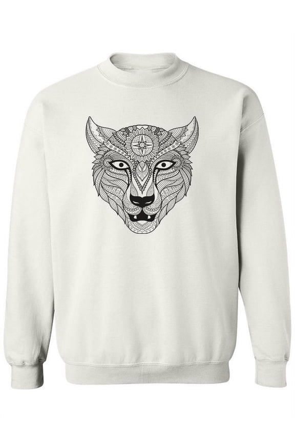 Ethnic Leopard Sweatshirt Women -Image by Shutterstock, Female Medium