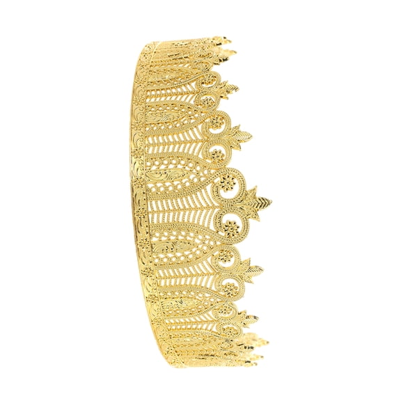 Ethnic Metal Crown for Adult Arabian Wedding Crown Festival Crown Carnivals Headpiece New Year Headpiece