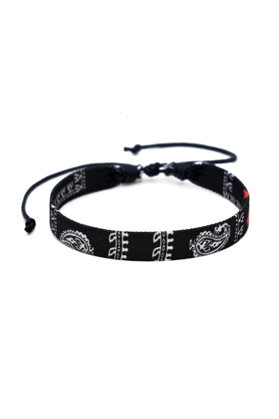 Ethnic Middle Eastern Handchain Cotton Blend Handwoven Bracelet Accessory Multicolor Weave Arabic Styles Wristband