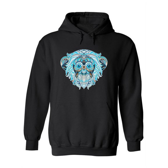 Ethnic Monkey  Hoodie Women -Image by Shutterstock, Female XX-Large