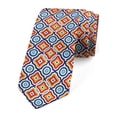 thumbnail image 1 of Ethnic Necktie, Oriental Geometric Motif, Dress Tie, 3.7", Multicolor, by Ambesonne, 1 of 3