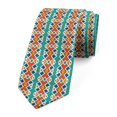 thumbnail image 1 of Ethnic Necktie, Pattern, Dress Tie, 3.7", Multicolor, by Ambesonne, 1 of 3