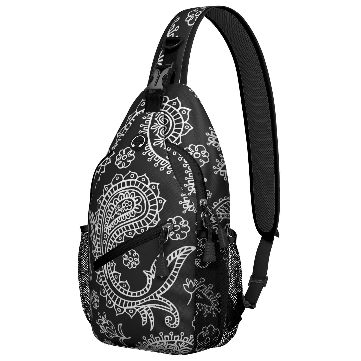 Abstract Floral Watercolor Crossbody Bag Vintage Shoulder  display picture 1
