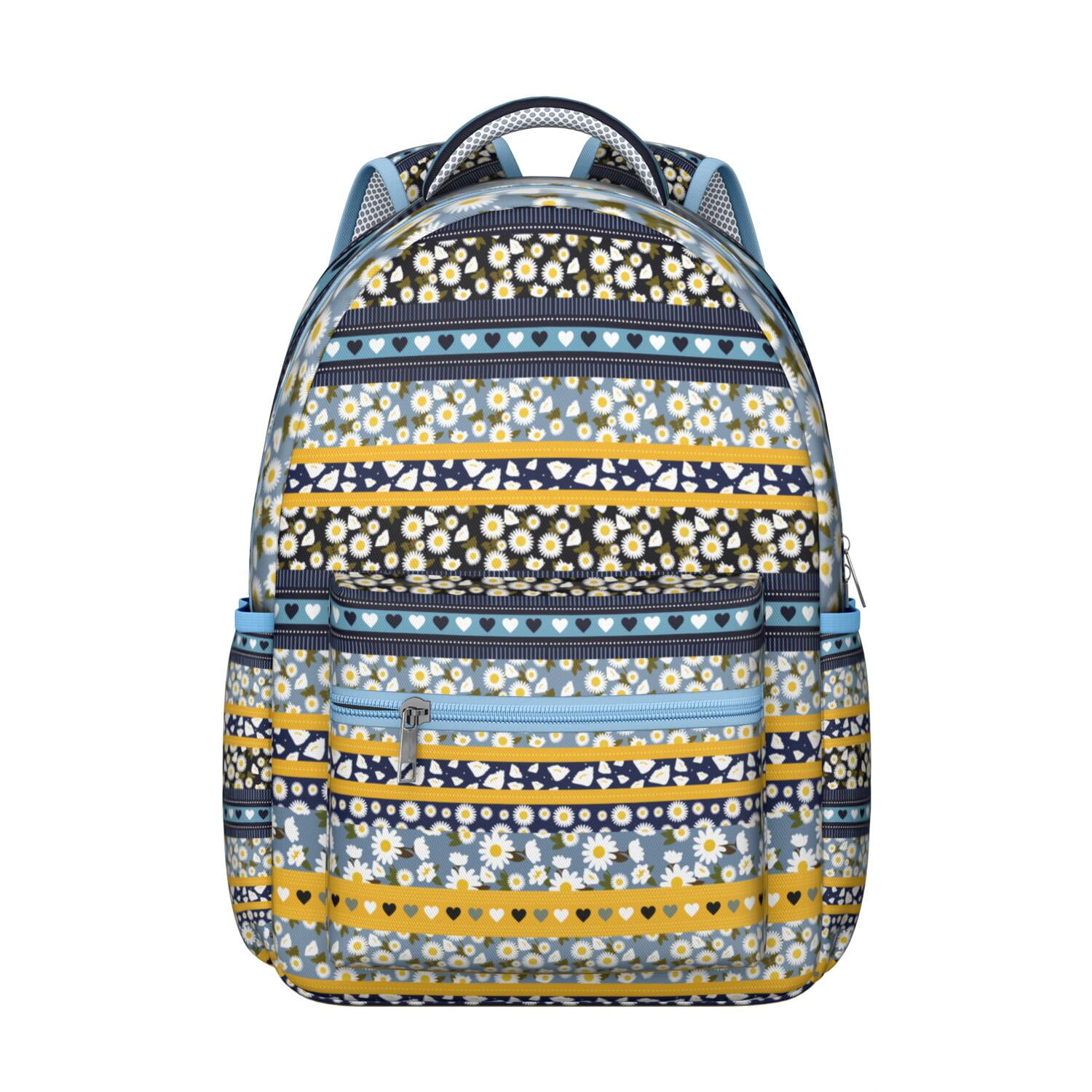 Ethnic Pattern Boho Chic Bookbag - Heavy Duty 17