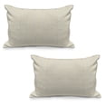 thumbnail image 1 of Ethnic Quilted Pillowcover Set of 2, Elaborated Ornamental Endless Pattern of Motifs, Standard Queen Size Pillow Cover for Bedroom, 30" x 20", Earth Yellow Pale Grey, by Ambesonne, 1 of 1