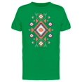 thumbnail image 1 of Ethnic Rug Pattern Orange Black Tee Men's -Image by Shutterstock, 1 of 2