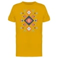 thumbnail image 1 of Ethnic Rug Pattern Orange Tee Men's -Image by Shutterstock, 1 of 1