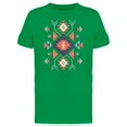 thumbnail image 1 of Ethnic Rug Pattern Orange Tee Men's -Image by Shutterstock, 1 of 2