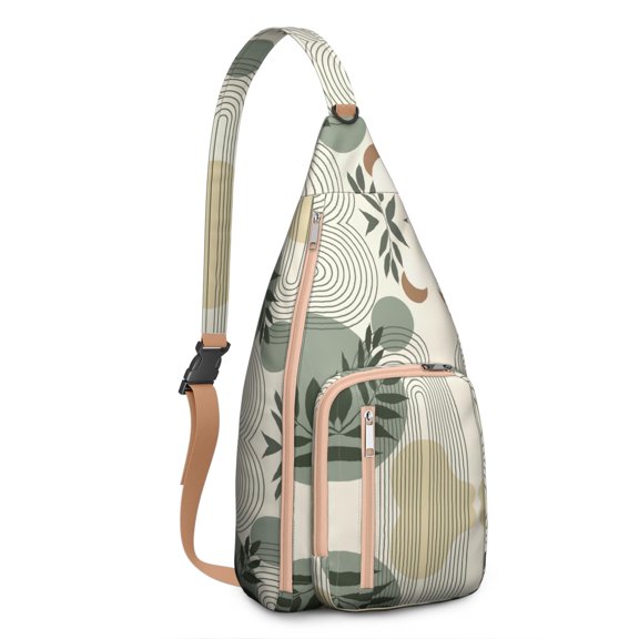 Ethnic Rustic Sling Backpack – Crossbody Chest Bag, Lightweight