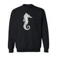 thumbnail image 1 of Ethnic Seahorse Sweatshirt Women -Image by Shutterstock, Female 3X-Large, 1 of 4