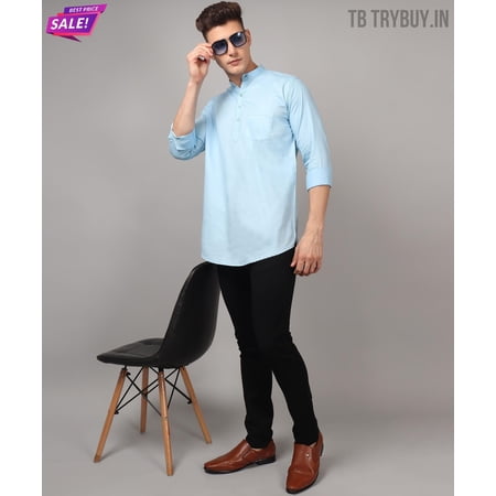 Ethnic Sky Blue Kurta for Men