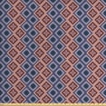 thumbnail image 1 of Ambesonne Ethnic Fabric by the Yard Upholstery, Checkered Floral Dotted, 10 Yards, Multicolor, 1 of 4