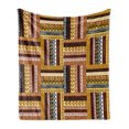 thumbnail image 1 of Ethnic Soft Flannel Fleece Throw Blanket, Traditional Oriental Motifs with Colors Nigerian Culture Elements, Cozy Plush for Indoor and Outdoor Use, 50" x 60", Multicolor, by Ambesonne, 1 of 5