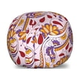 thumbnail image 1 of Ethnic Storage Toy Bag Chair, Persian Paisley Motifs and Leaves with Traditional Culture Motifs, Stuffed Animal Organizer Washable Bag, Small Size, Multicolor, by Ambesonne, 1 of 3