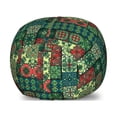 thumbnail image 1 of Ethnic Storage Toy Bag Chair, Portuguese Azulejo Ceramic Tiles Talavera Style Traditional European Culture Motifs, Stuffed Animal Organizer Washable Bag, Small Size, Multicolor, by Ambesonne, 1 of 3