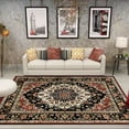thumbnail image 1 of Ethnic Style Bedroom Carpet Living Room Large Size Household Rug Washable Persian American Retro Flo, 1 of 5