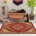 thumbnail image 1 of Ethnic Style Bedroom Carpet Vintage Persian Living Room High-end Luxury Rug Washable Porch Floor Mat, 1 of 5