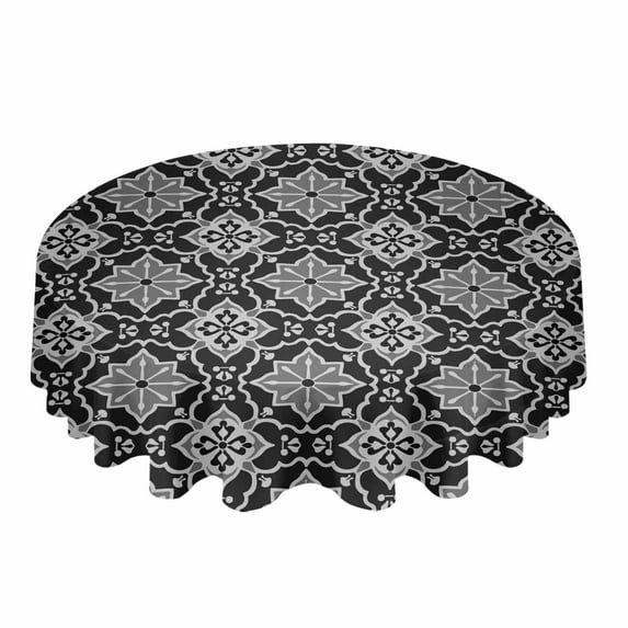 Ethnic Style Geometric Pattern Table Cloth Waterproof Wedding Holiday Tablecloth Coffee Table Decor Table Cover