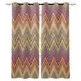 thumbnail image 1 of Ethnic Style Stripes Abstract Grommet Top Curtains for Living Room Bedroom Kitchen Window Treatments Home Deco, 1 of 5