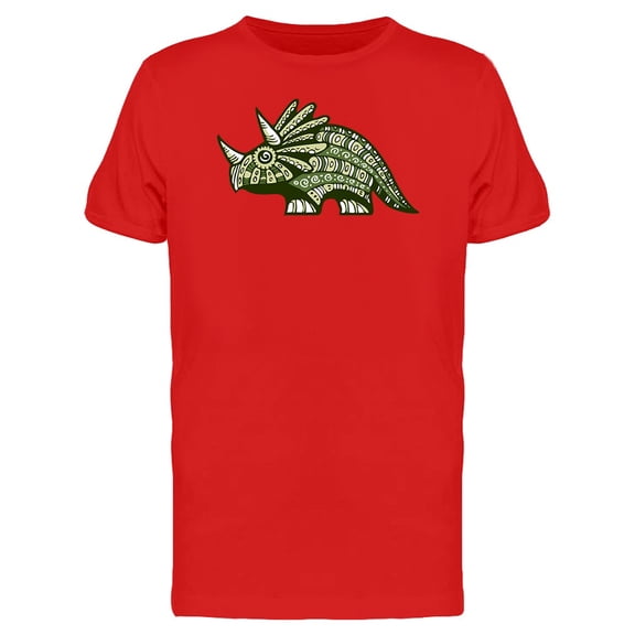 Ethnic Style Triceratops Tee Men's -Image by Shutterstock