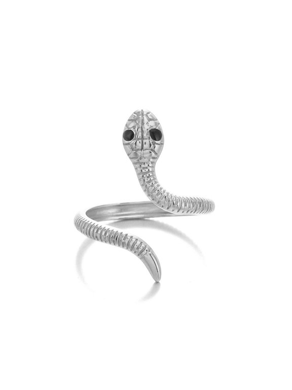 Ethnic Styles Serpents Rings Flexible Sizing Metal Minimalist Jewelry Gift For Mother Sister Friend