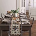 thumbnail image 1 of Ethnic Symbols Arrow Squares Party Festival Table Runner Kitchen Table Flag Tablecloth Holiday Printed Table Cover, 1 of 4