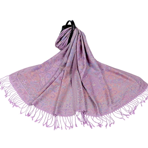 Ethnic Tassels Shawl Wrap Cotton Scarf Bohemian Fringed Scarf For Women Girl Casual and Formal Event Winter Accessory