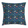 thumbnail image 1 of Ethnic Throw Pillow Cushion Cover, Exotic Animals with Traditional Folk Ornaments Mandala Mountains Goat Illustration, Decorative Square Accent Pillow Case, 24 X 24 Inches, Multicolor, by Ambesonne, 1 of 2