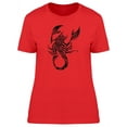 thumbnail image 1 of Ethnic Totem Mehendi Scorpion T-Shirt Women -Image by Shutterstock Medium, 1 of 2
