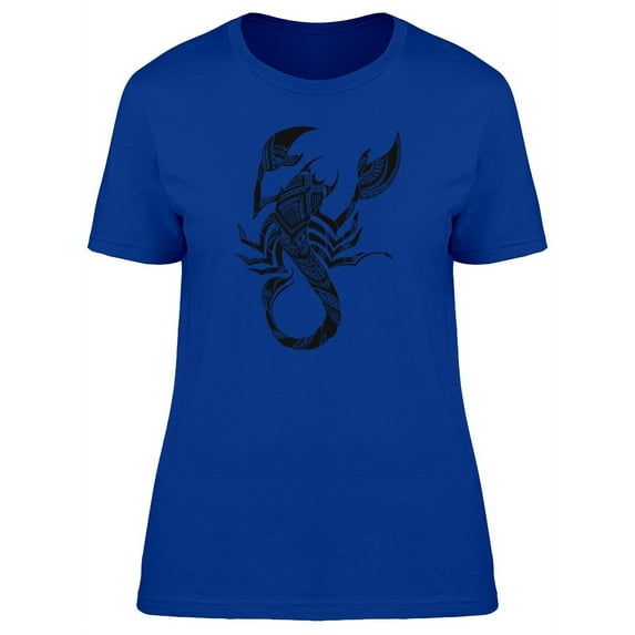 Ethnic Totem Mehendi Scorpion T-Shirt Women -Image by Shutterstock Small