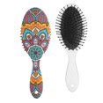 thumbnail image 1 of Ethnic Tribal Mandala Hair Brush - Anti-Frizz Paddle Brush with Ergonomic Handle, No-Pull Comfort, 1 of 5