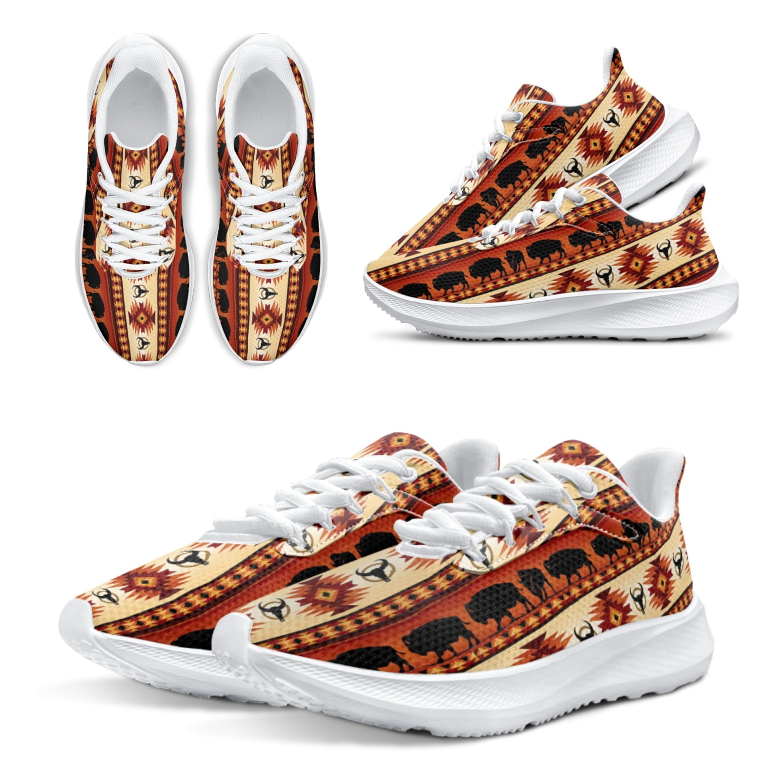 Ethnic Tribal Women's Running Shoes Comfortable Breathable Tribal ...