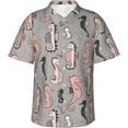 thumbnail image 1 of Ethnic Tribe Arrows Mens Hawaiian Shirt Short Sleeve Casual Button Up Tropical Summer Beach Shirt, 1 of 9