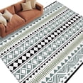 thumbnail image 1 of Ethnic Tribe Boho Washable Rug 5x7 Area Rugs for Living Room, Geometric Diamonds Dots Modern Large Bedroom Rug Soft Non-Slip Low Pile Floor Carpet for Dining Room Kitchen Office Laundry Nursery, 1 of 9
