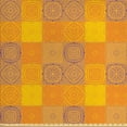 thumbnail image 1 of Ambesonne Ethnic Fabric by the Yard Upholstery, Oriental Patchwork Tiles, 10 Yards, Orange Violet, 1 of 4