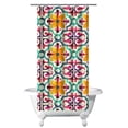 thumbnail image 1 of Ethnic Vintage Boho Shower Curtain 36x72 Inches Quick-Dry Polyester Curtain with Plastic Hooks Rustic Tribal Artistic Style, 1 of 5