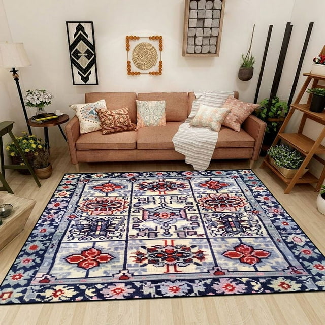 Ethnic Vintage Persia Carpet Living Room ration Thickening Rugs for