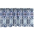thumbnail image 1 of Ambesonne Ethnic Window Valance, Geometric Inspired Forms, 42" x 12", Pale Blue Mauve, 1 of 3
